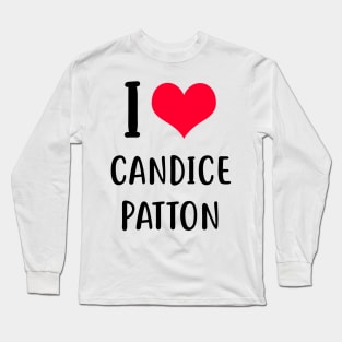 i love candice patton Long Sleeve T-Shirt